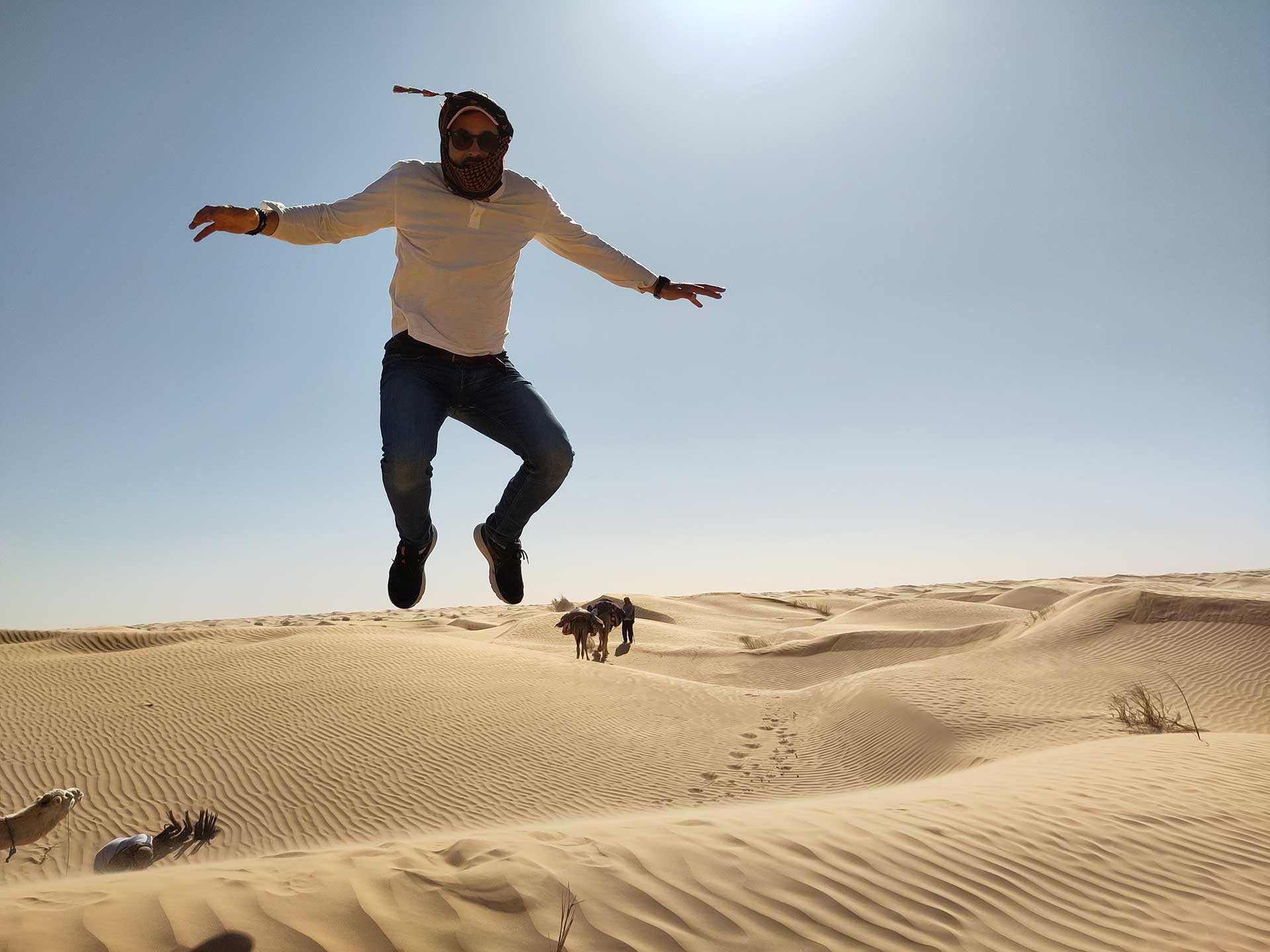 Ik in de grote zandbak