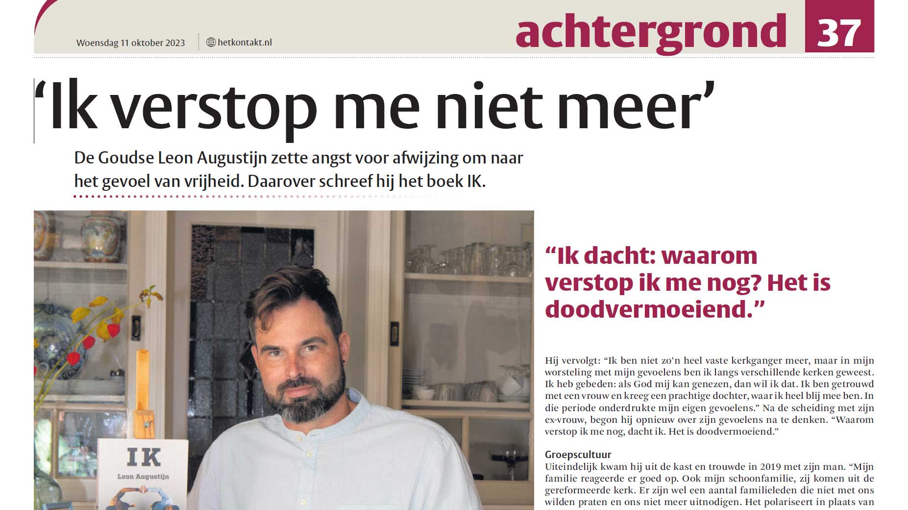Artikel in het Kontakt